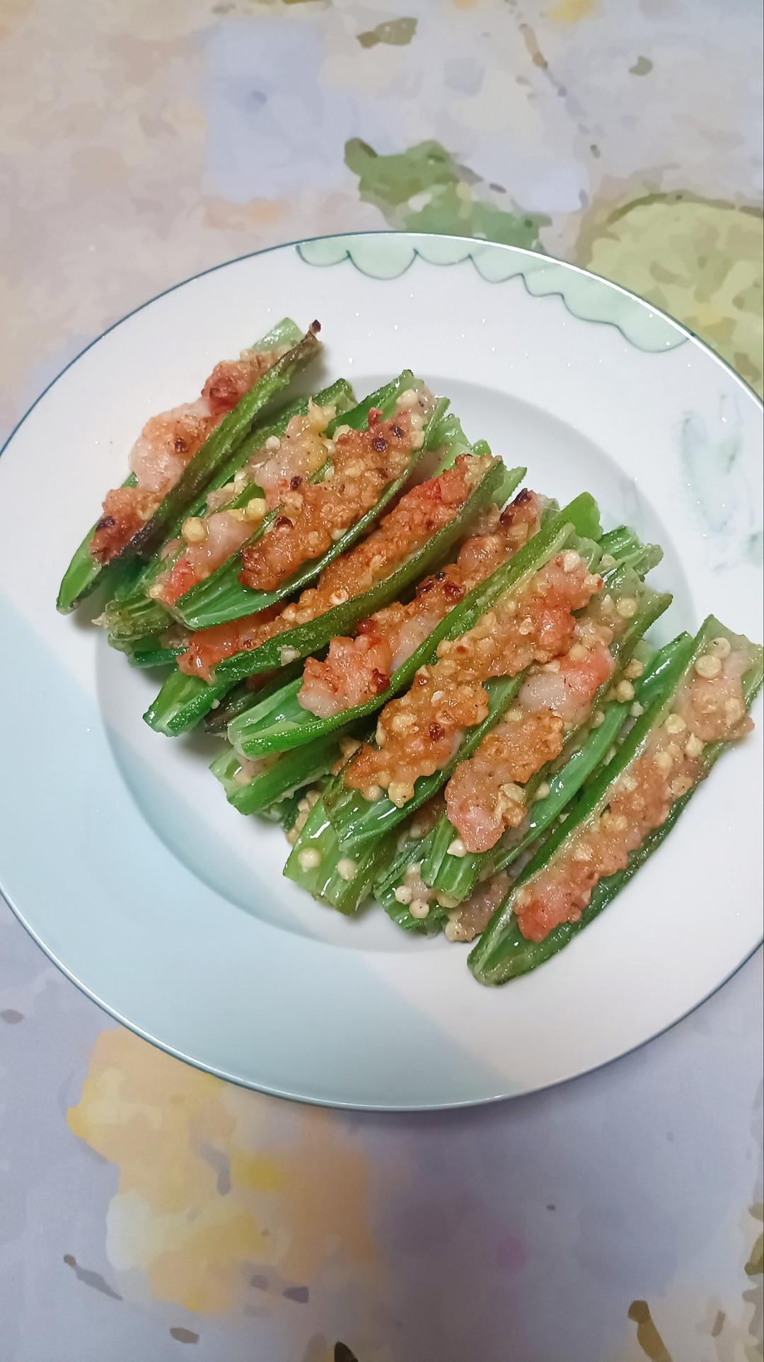 夏季限定～秋葵+虾滑真的巨巨巨好吃