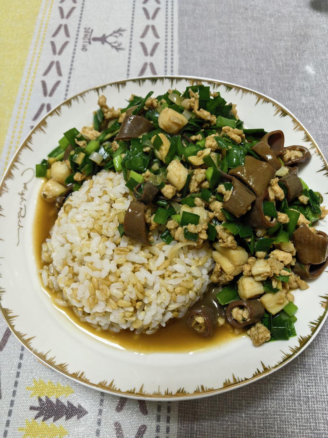 烟台海肠捞饭
