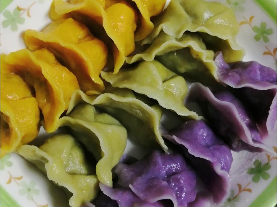 彩色水饺