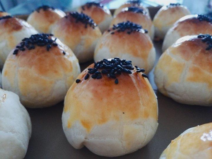 蛋黄酥（黄油版）无需揉面，超快手