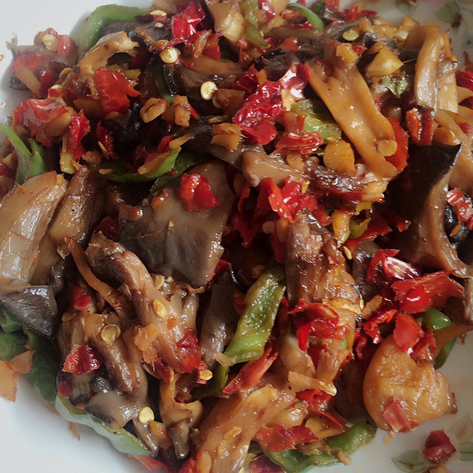 橘小酱oro做的酸辣蘑菇