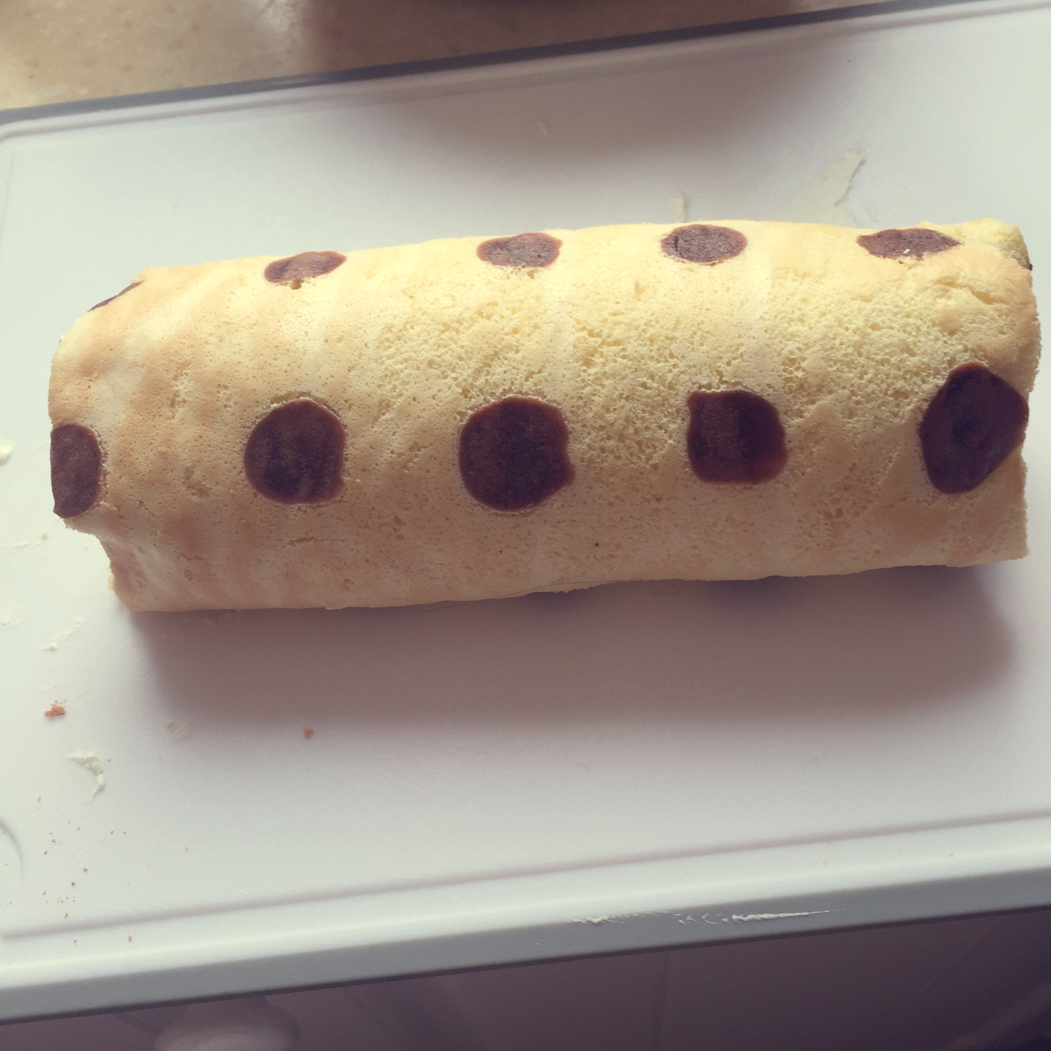 原味奶油戚风蛋糕卷