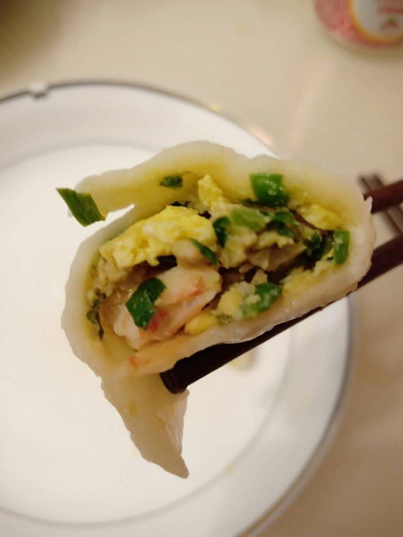 韭菜鸡蛋虾仁三鲜饺子