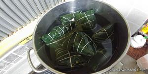 广西大肉粽、年粽、绿豆板栗肉粽(粽模版)的做法 步骤20