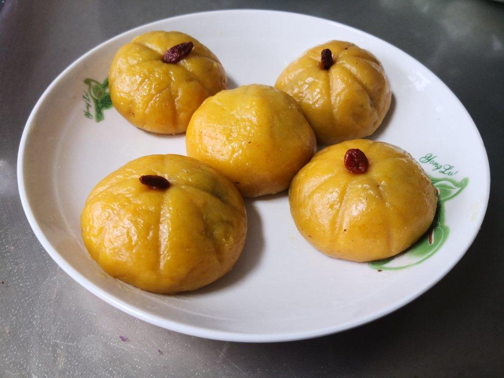 南瓜红豆包