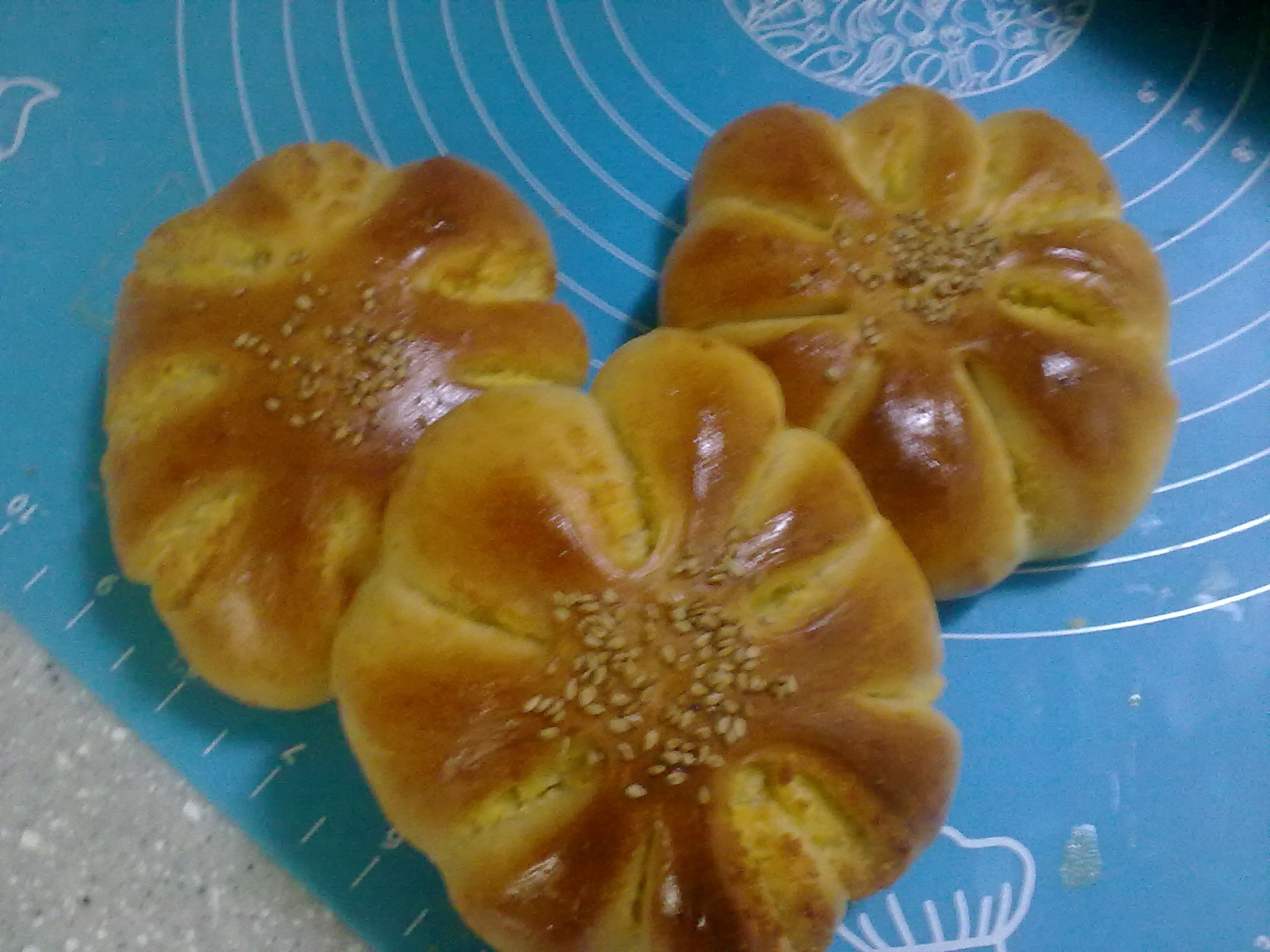 花型椰蓉面包