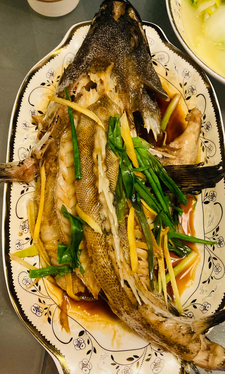 8分钟锁住营养·清蒸鱼有窍门·老虎斑(石斑 多宝鱼 赤壁鱼等)