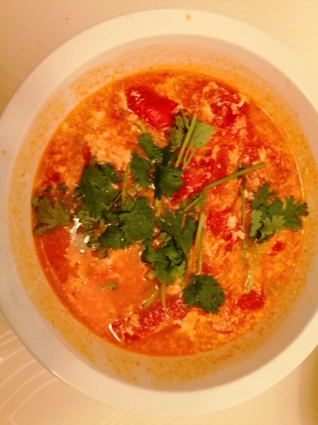 好喝到爆的西红柿鸡蛋汤