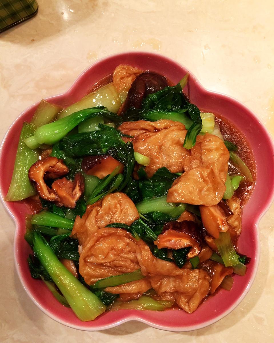 青菜香菇面筋煲🍲