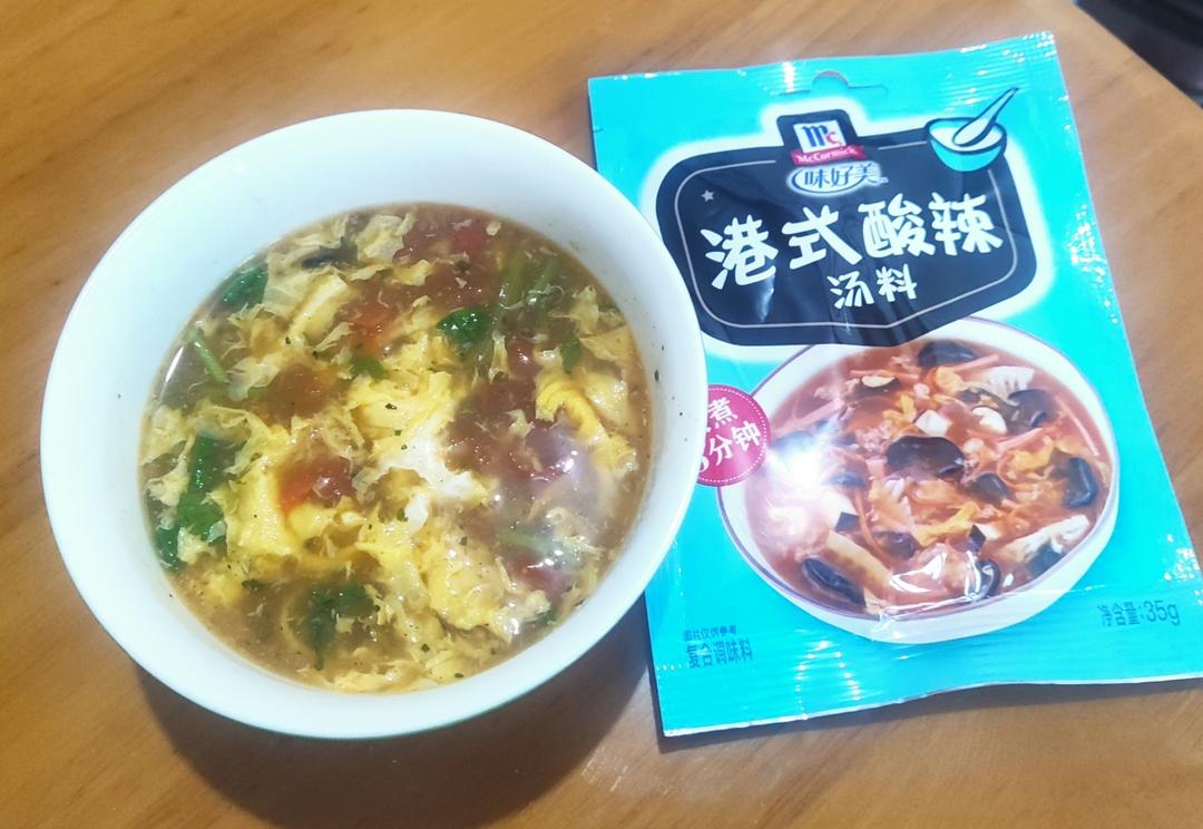 美味低脂酸辣汤