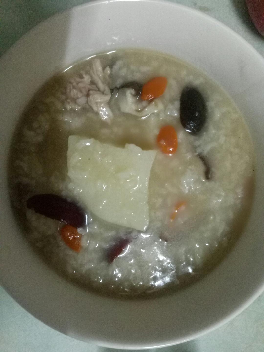 淮山香菇肉沫粥