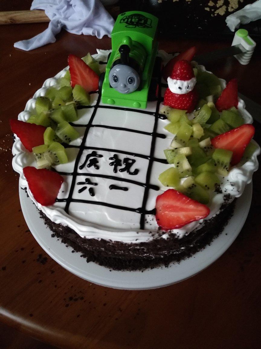 托马斯场景蛋糕（简易版）