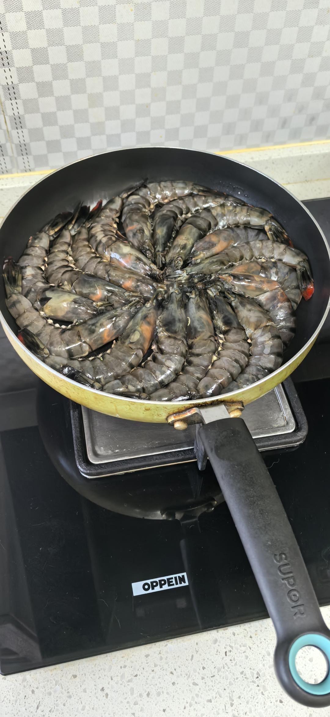 零失败的烧黑虎虾