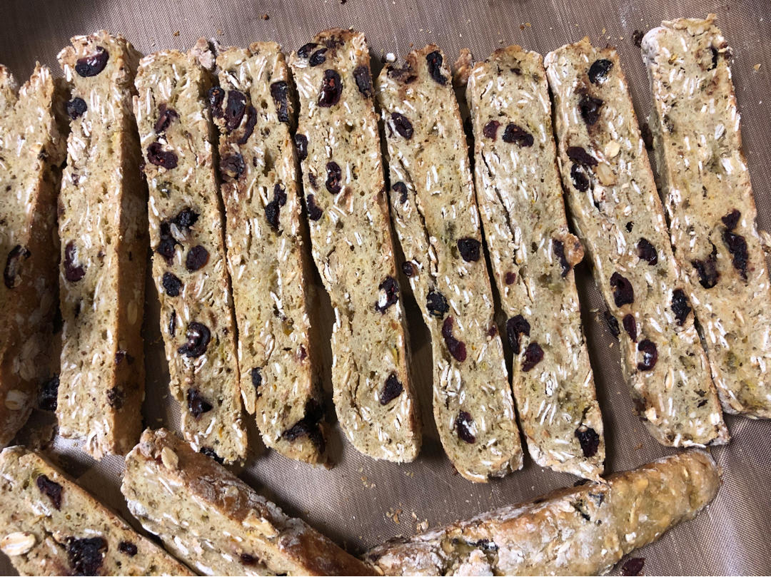 【健康零食】香蕉燕麦意式脆饼