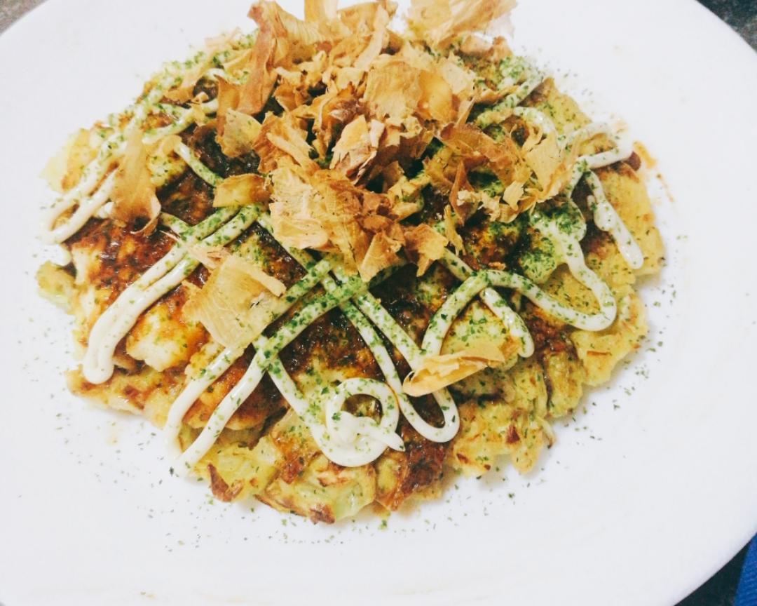 不加盐也美味的大阪烧