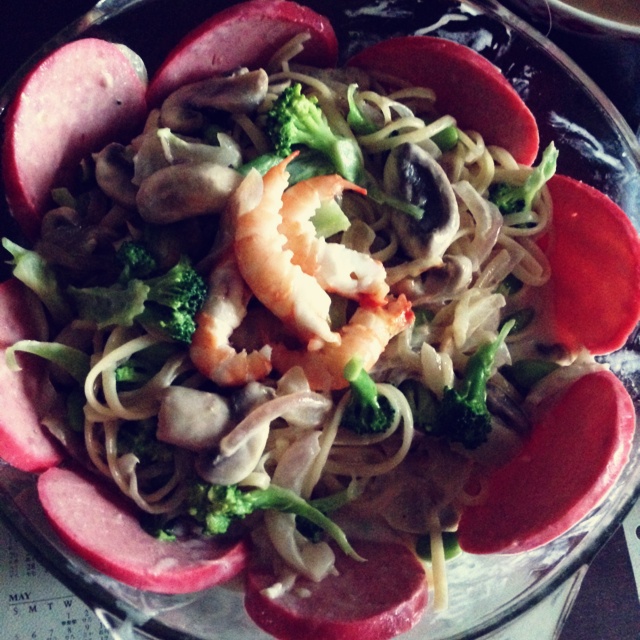 培根番茄意大利面