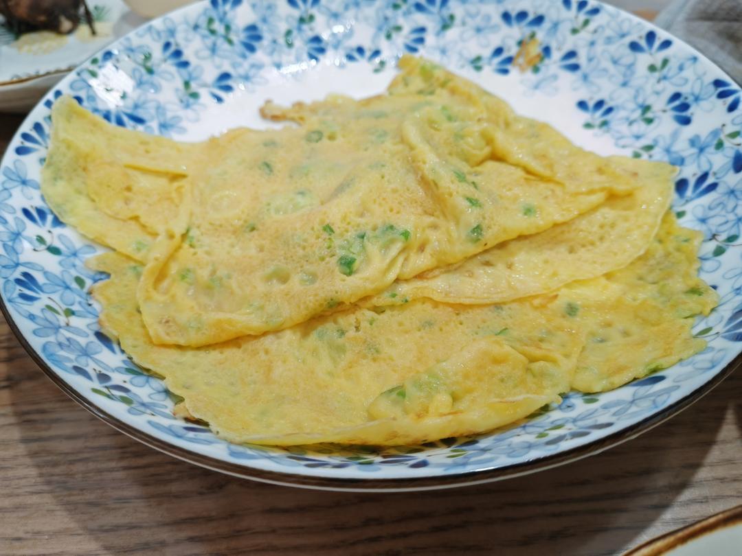简单快手蔬菜鸡蛋煎饼