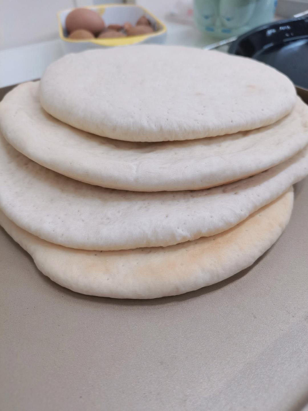 八寸披萨饼皮（四个）制作