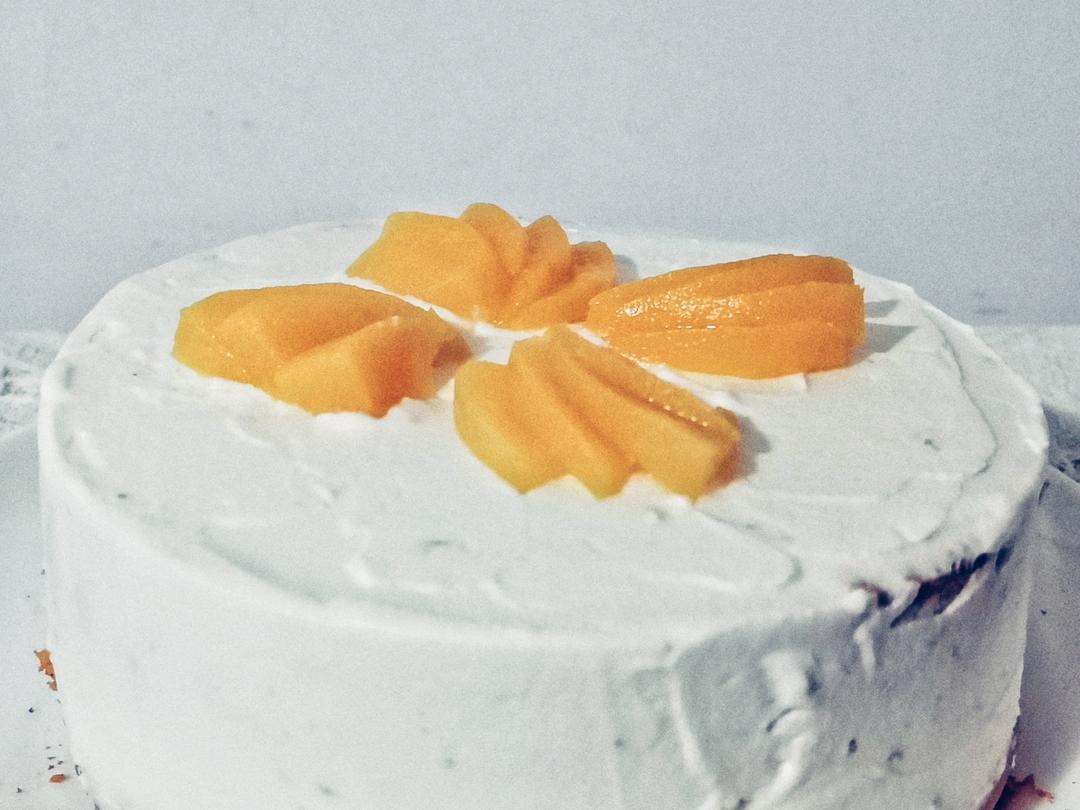 【Cindy极简】六寸戚风奶油蛋糕