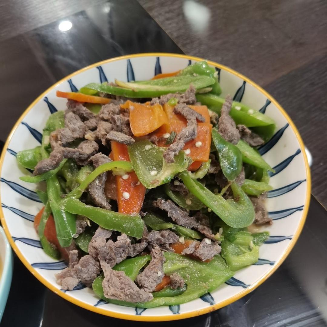 青椒炒牛肉