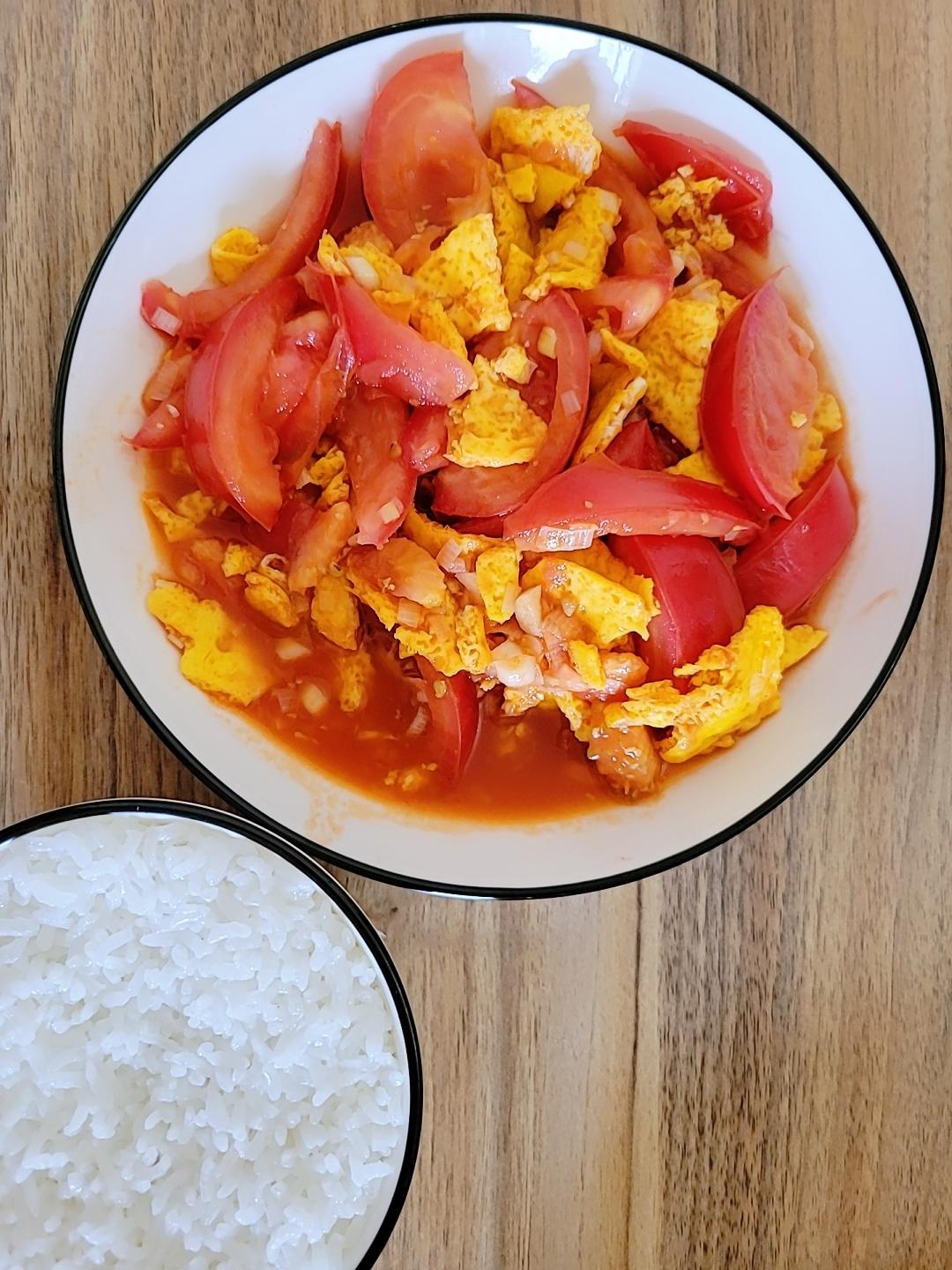 超级下饭巨简单的🍅西红柿炒鸡蛋🥚
