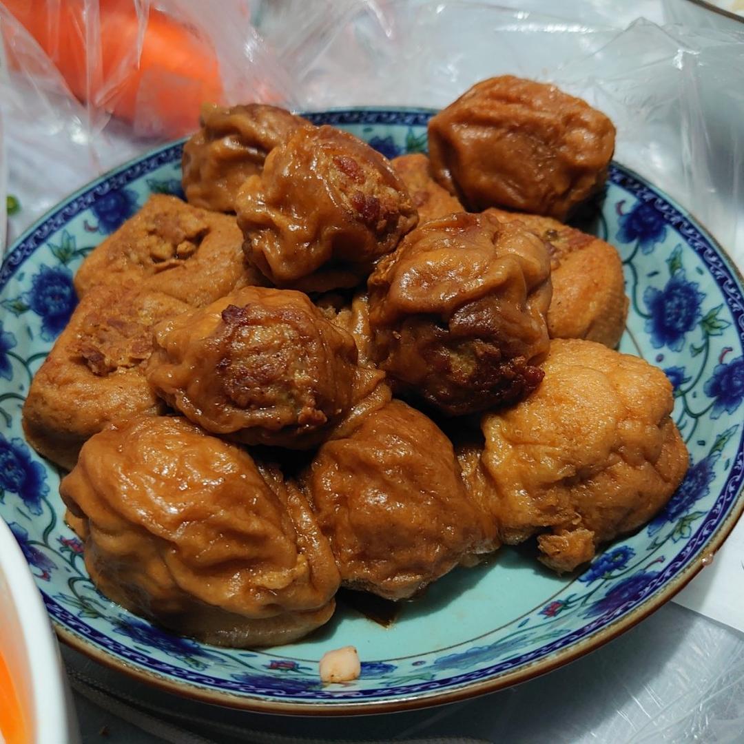 【上海本帮菜】油面筋塞肉（汤汁超下饭）