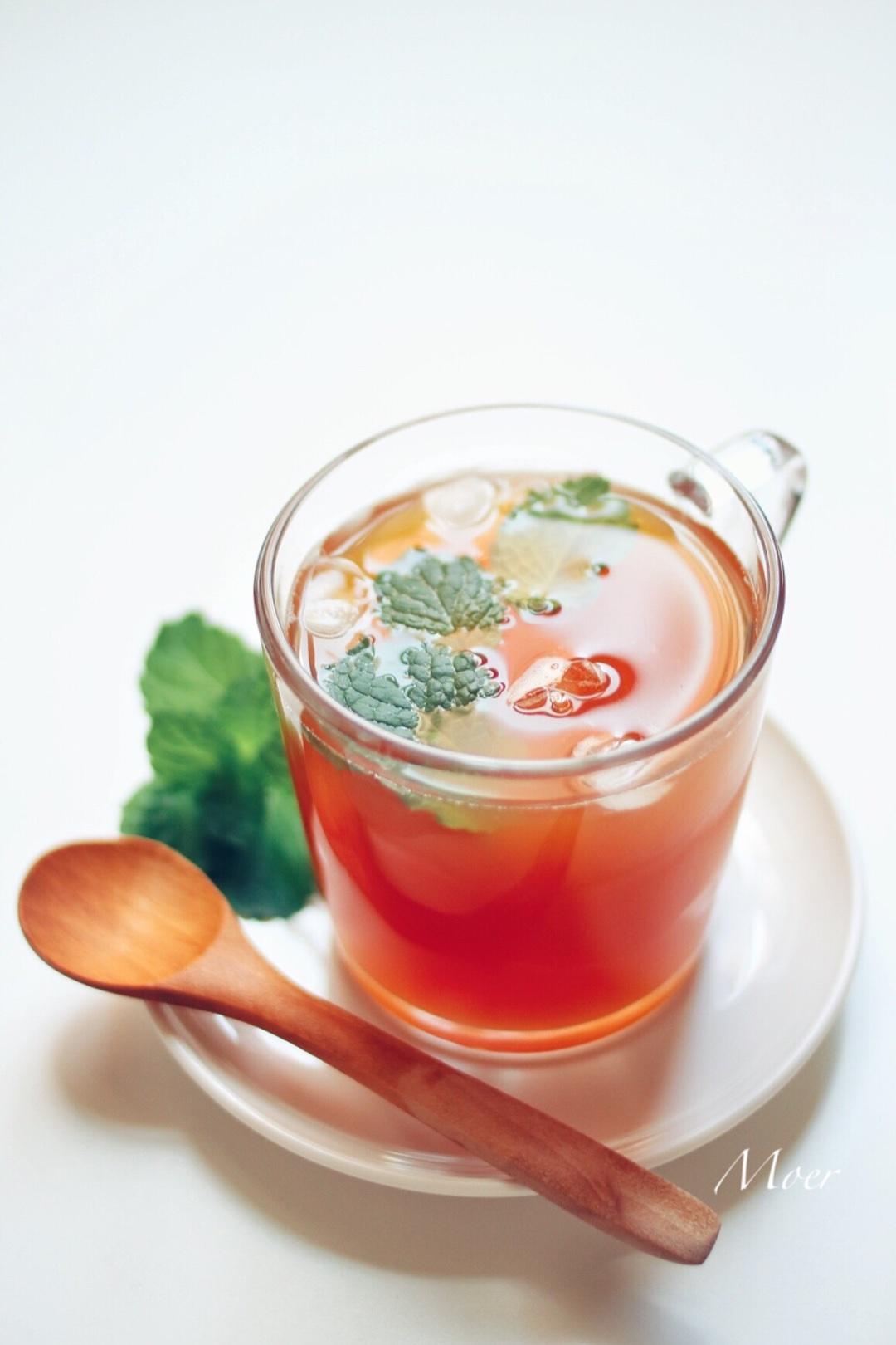 懒人简易夏日蜜桃红茶