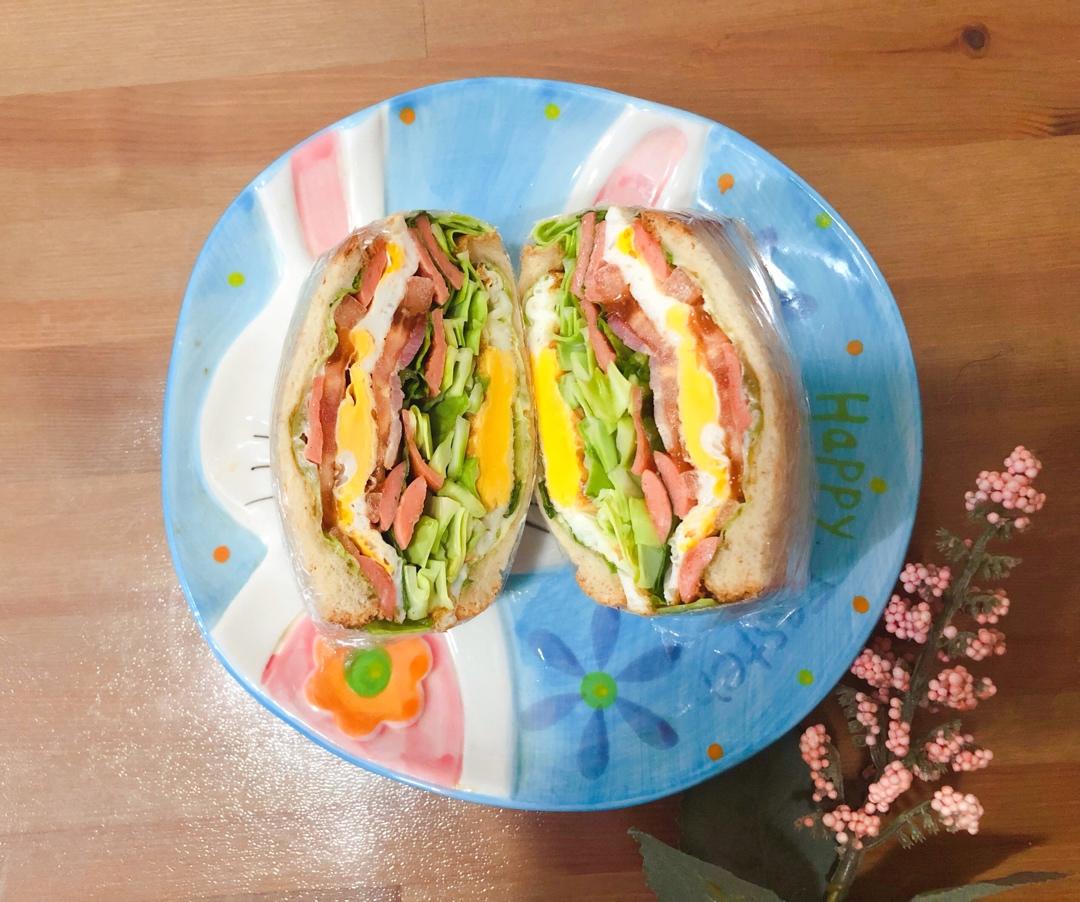 随意任性发挥的早餐三明治