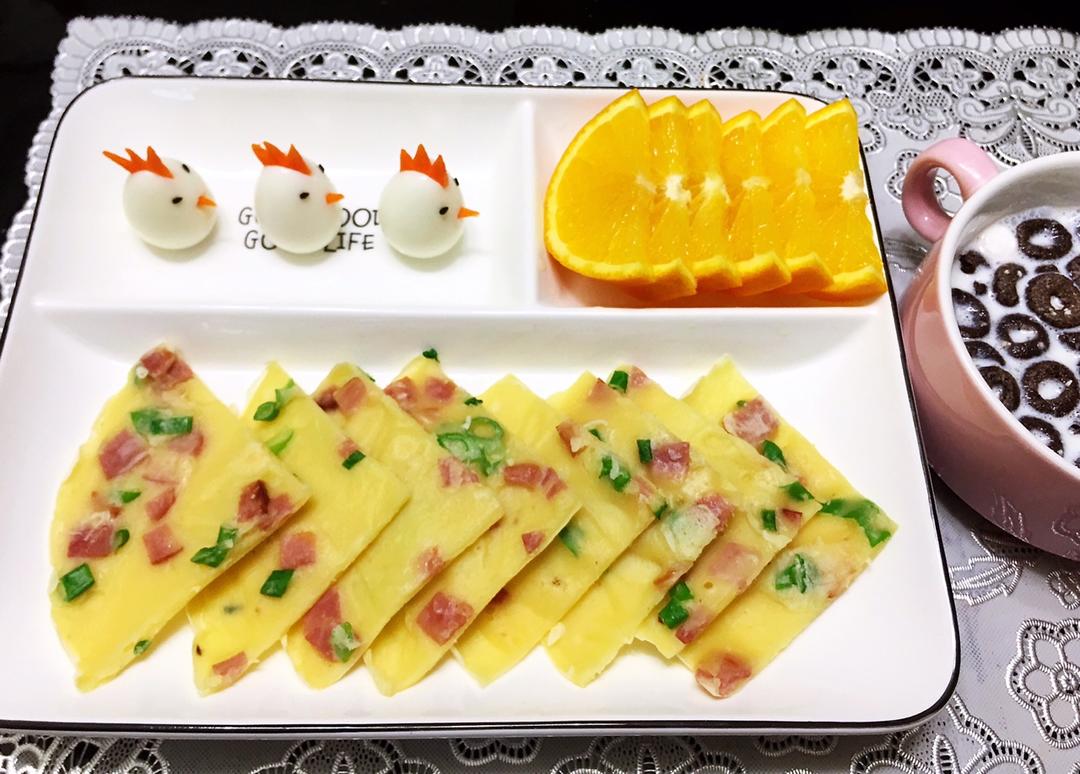 培根香葱鸡蛋饼