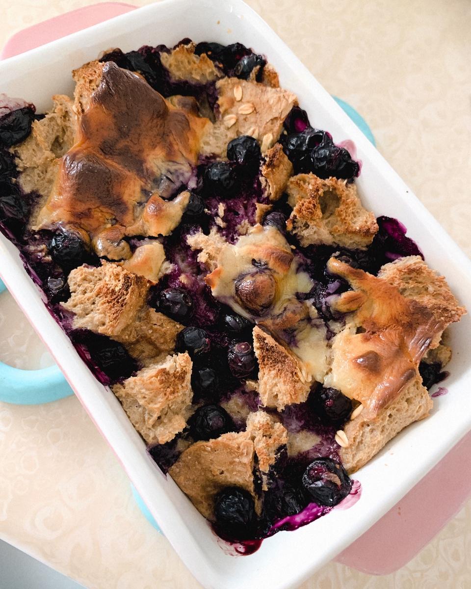 【山姆厨房】吐司焗蓝莓