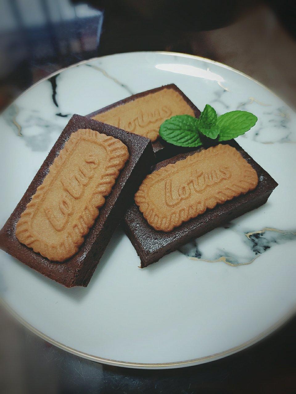 ★简单操作★少糖版焦糖饼干布朗尼