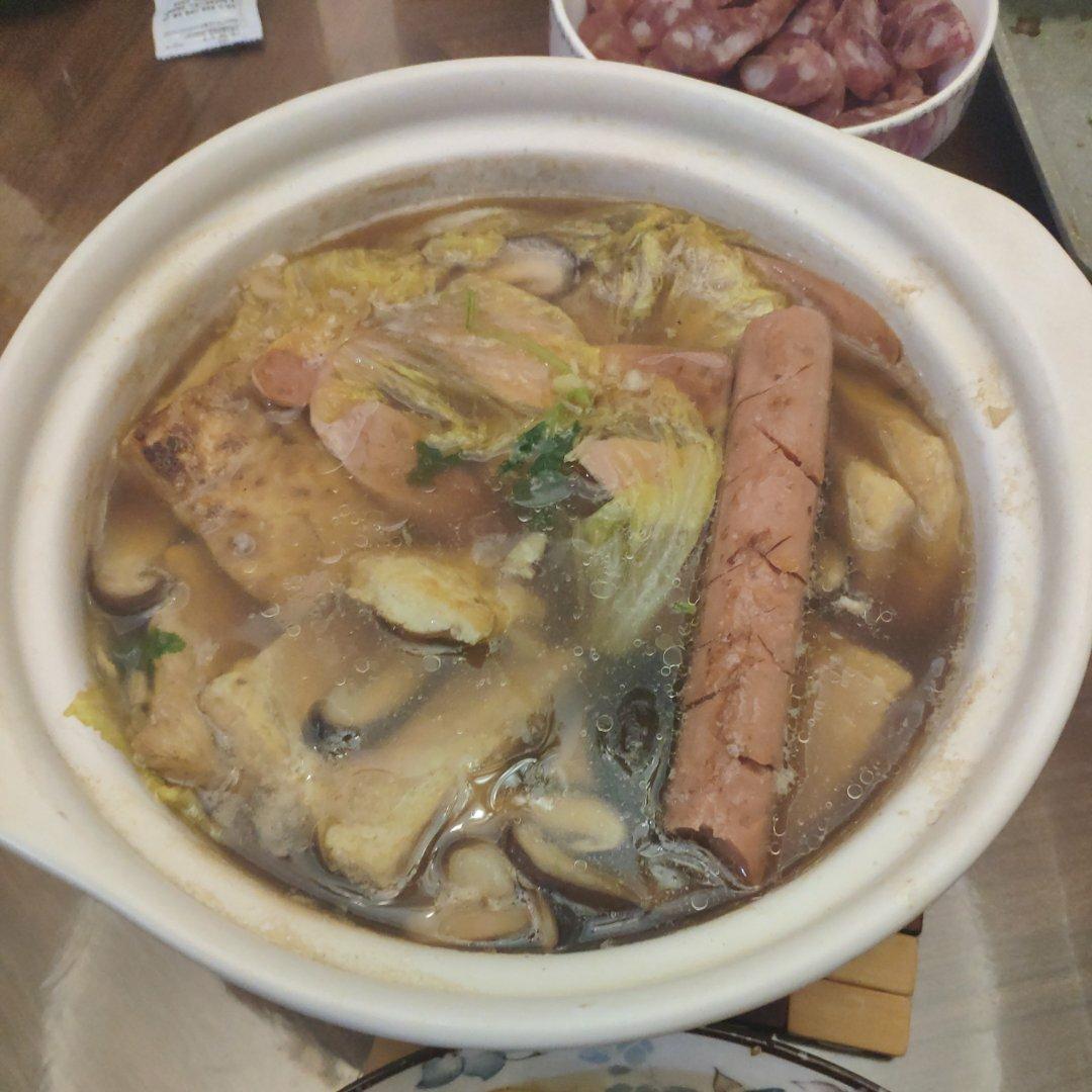 白菜豆腐煲