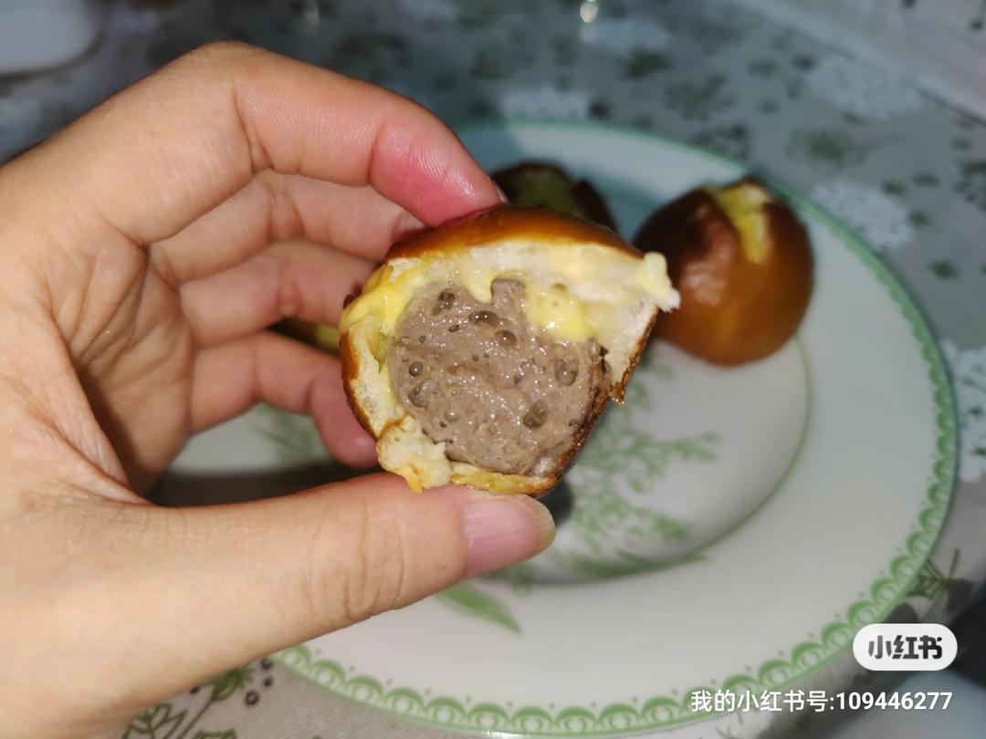 德式碱水面包｜爆浆芝士牛肉丸｜超快手｜0糖低卡｜免冷冻｜免发酵｜免手套膜