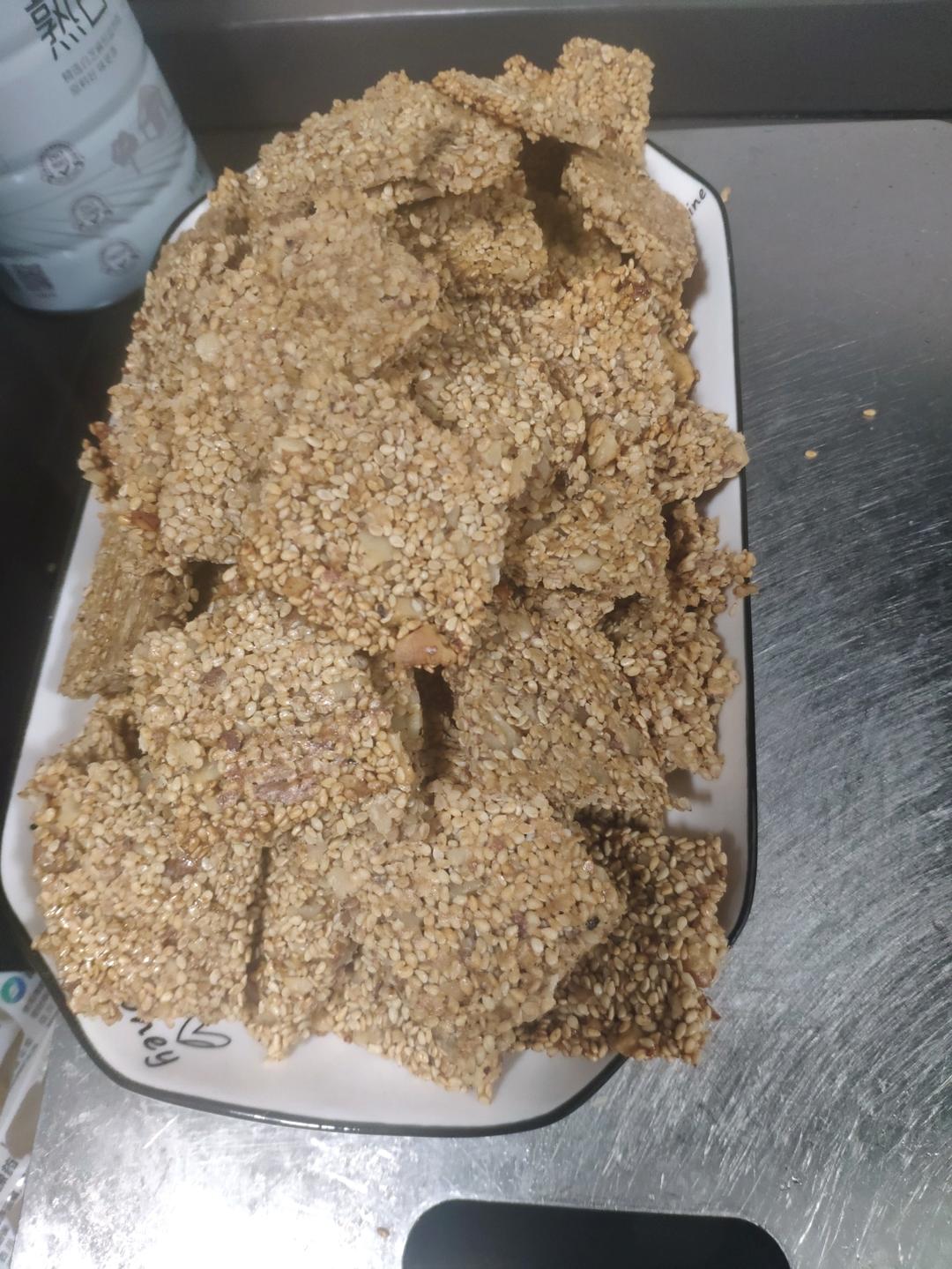 健康黑芝麻薄饼（仅需三步）