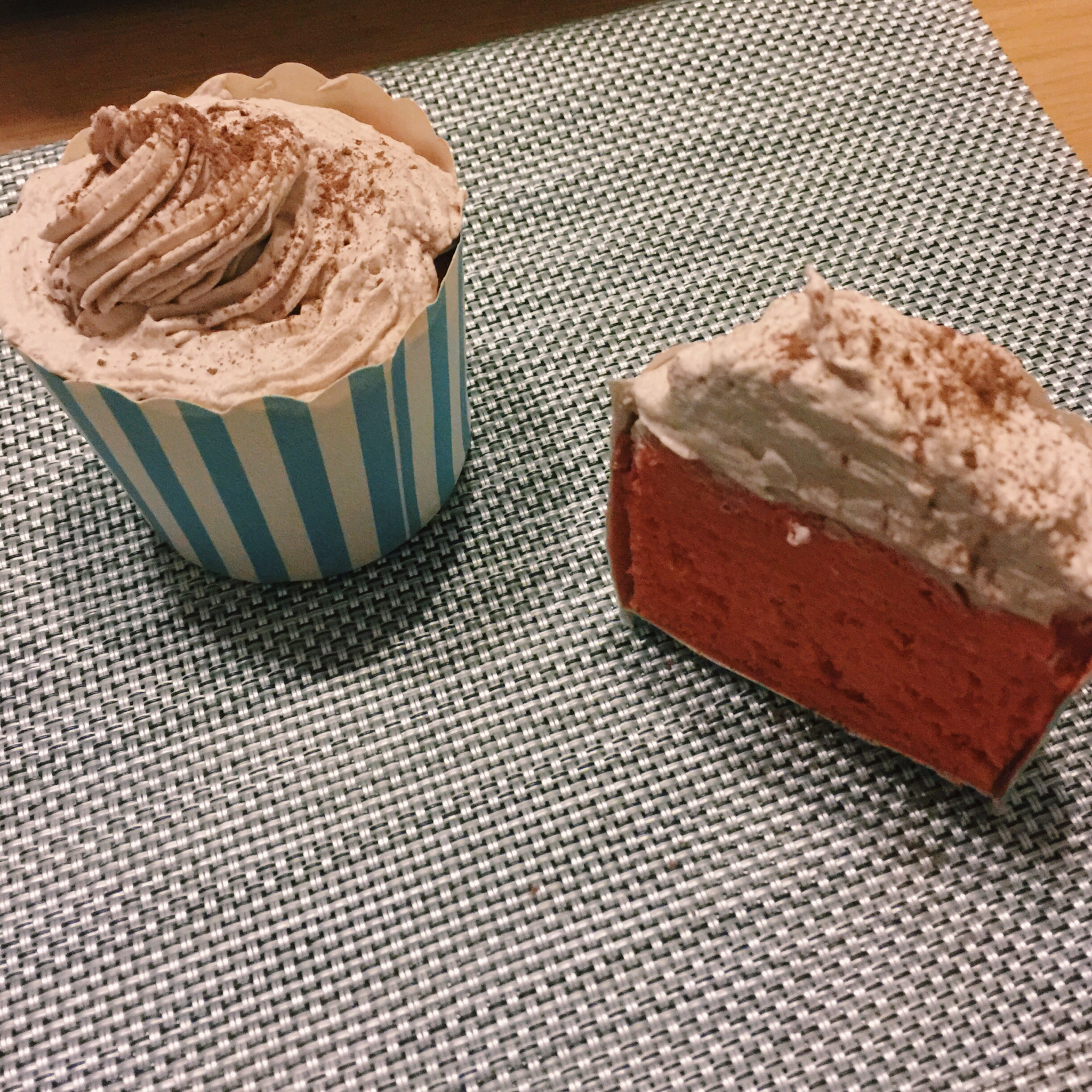 鲜奶油戚风杯子蛋糕（纸杯蛋糕）