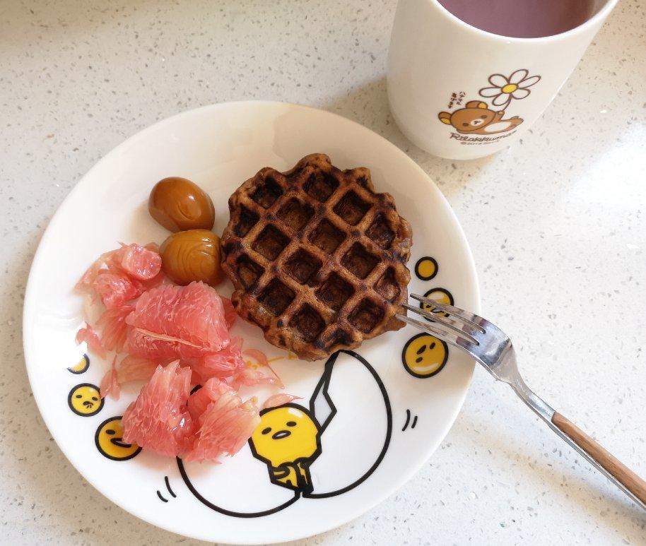 酒酿酸奶咖啡+波蛋开放三明治