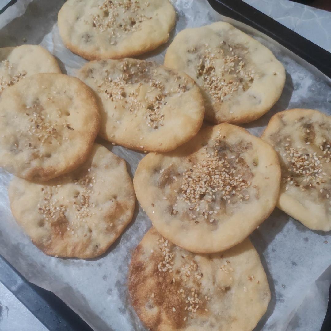 又香又脆的鲜肉光饼（烤箱版烧饼）