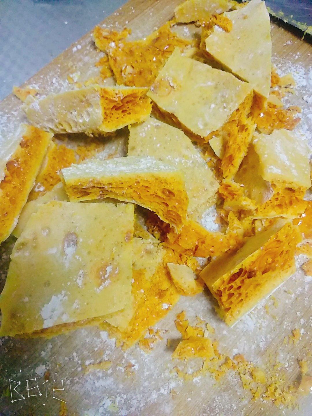 网红卡美罗/家庭版大梨糕/老式麦芽糖糖块/古早味蜂窝糖