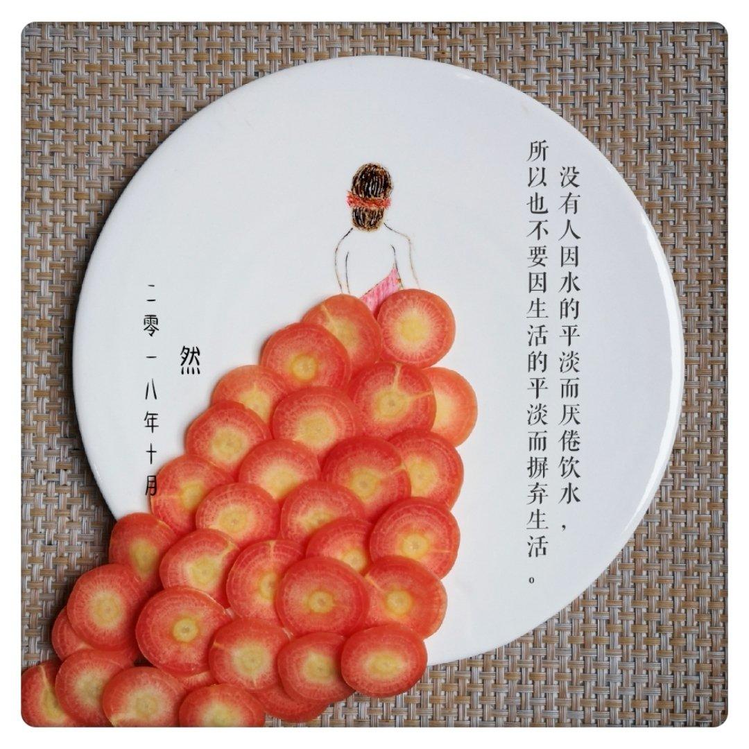 那些日子做过的餐盘画