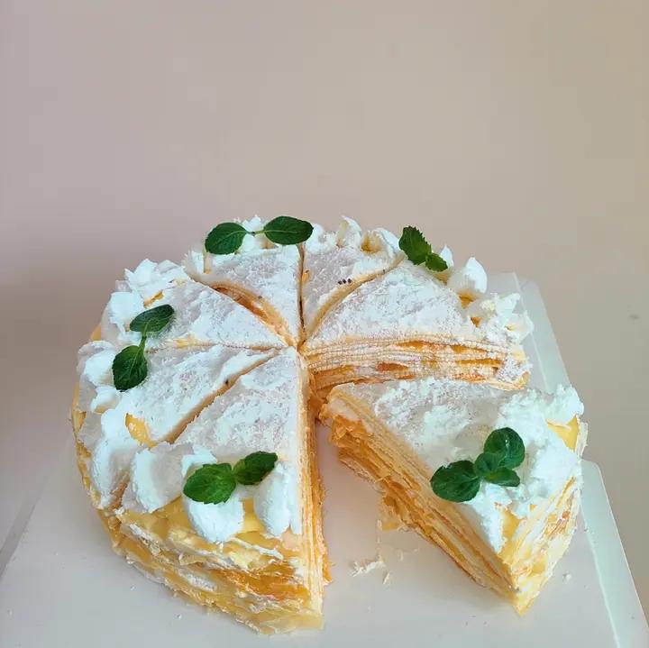 芒果千层蛋糕，100%成功告别煎皮无能