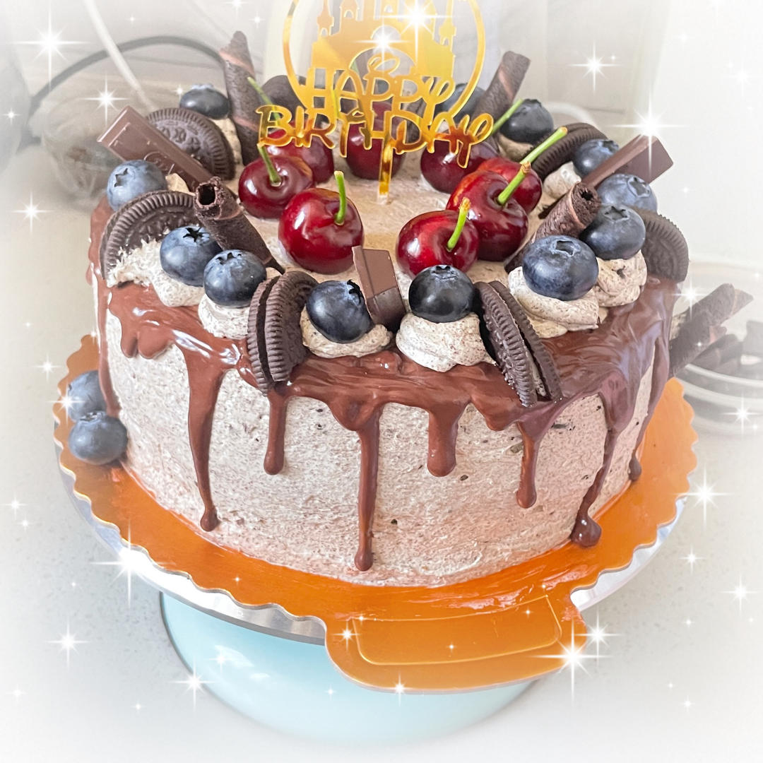 不用裱花的海盐奥利奥奶油蛋糕