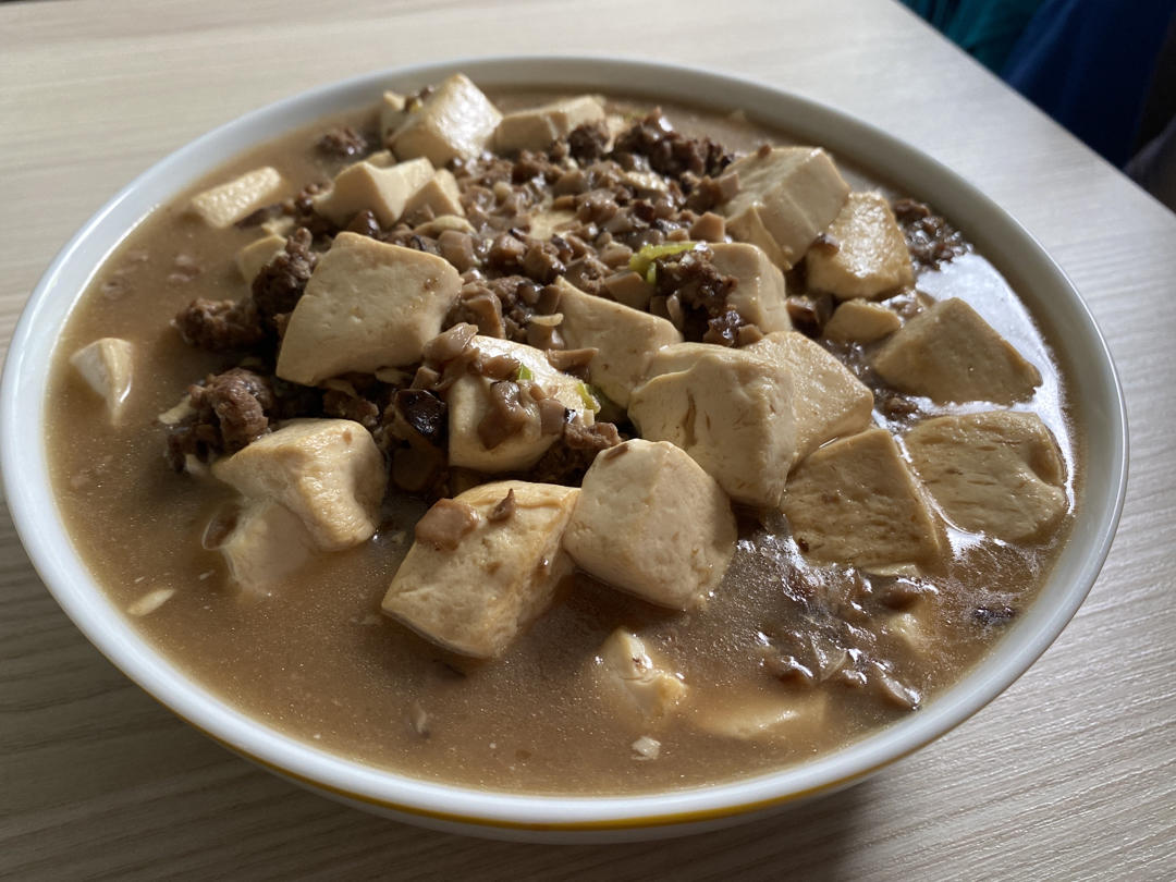 肉末嫩豆腐｜嫩滑口感爽口！这道快手菜超级下饭！！（减脂少油版）