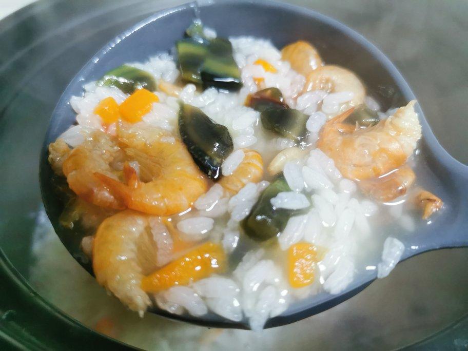 鲜虾砂锅粥