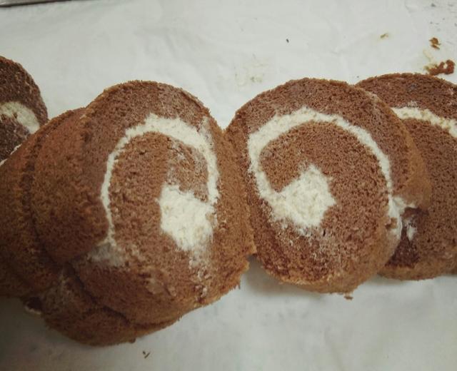 可可蛋糕卷的做法