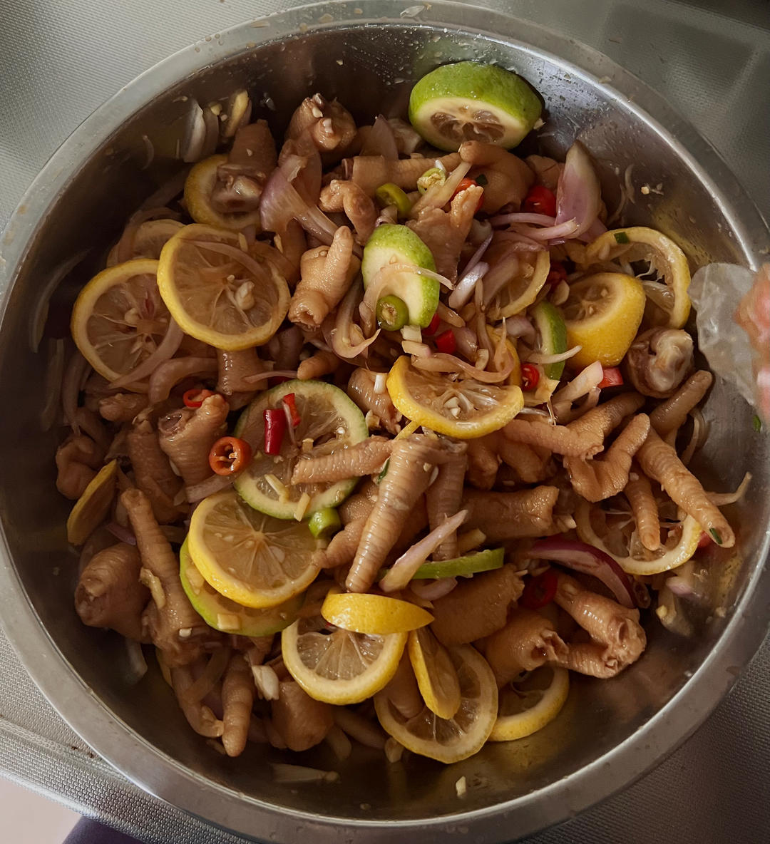 【柠檬酸辣鸡爪】自制超级无敌美味的网红鸡爪