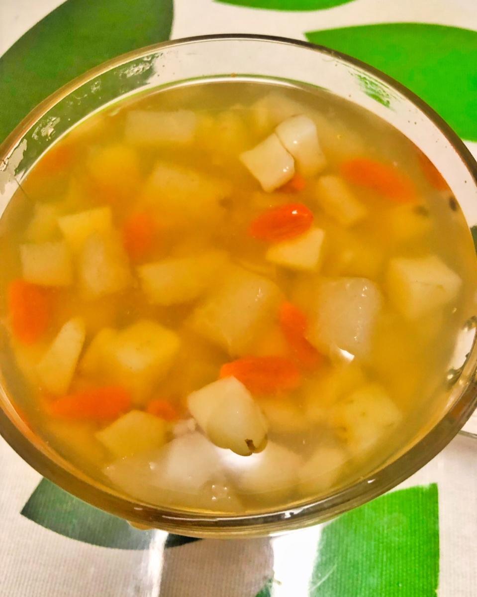 消食止咳润肺荸荠雪梨汤（马蹄雪梨汤）