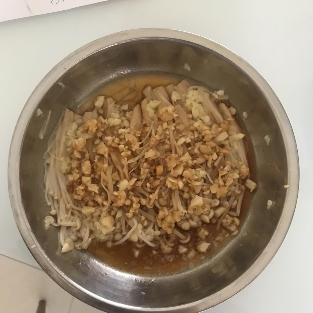 蒜蓉蒸金针菇