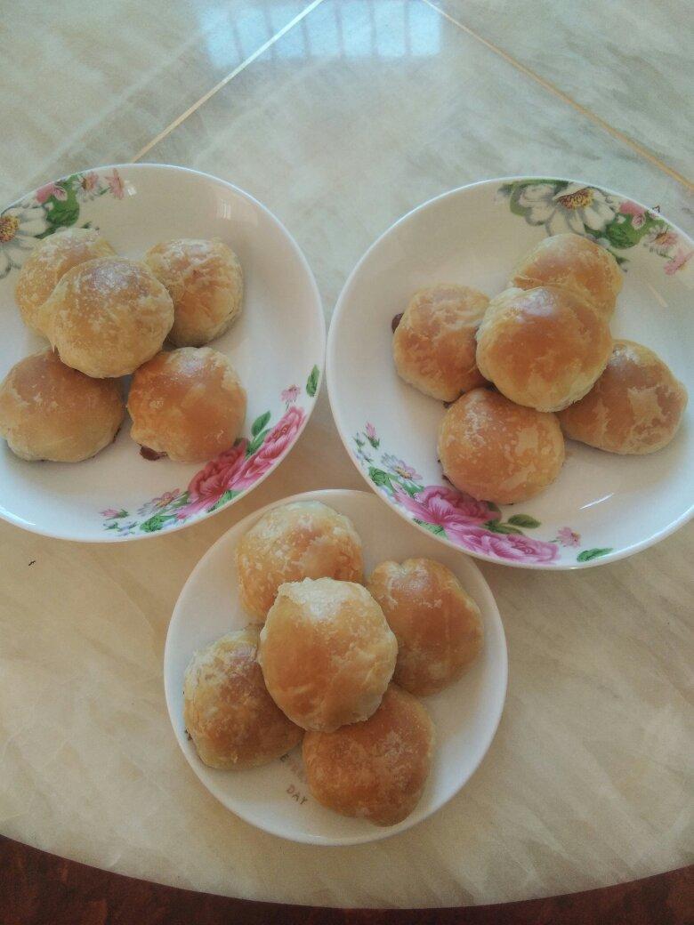 酥皮鲜肉月饼～酥的掉渣