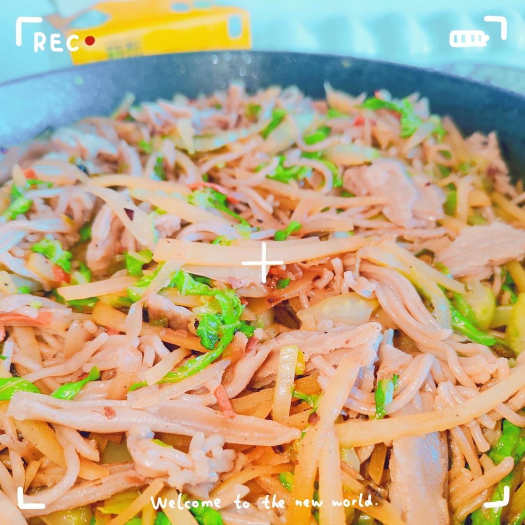 素炒莜麦面