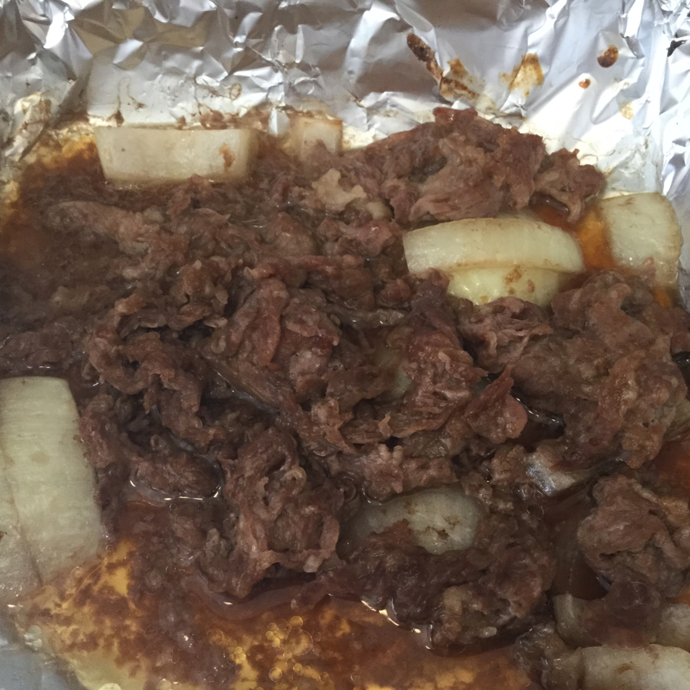 土豆洋葱烤牛肉